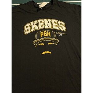 Men’s Paul Skenes Caricature T-Shirt 2XL XXL Pirates MLB Pitt Rookie Pitcher